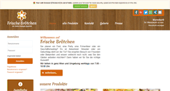 Desktop Screenshot of frischebroetchen.com